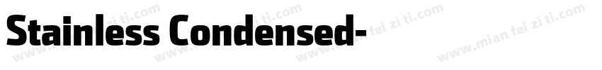 Stainless Condensed字体转换